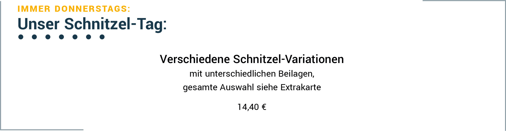 Donnerstag Tagesschmankerl BachLiesl Restaurant Bad Füssing